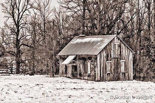 Old Building_P1000620-2BW2.jpg - Photographed near Rosedale, Ontario, Canada.